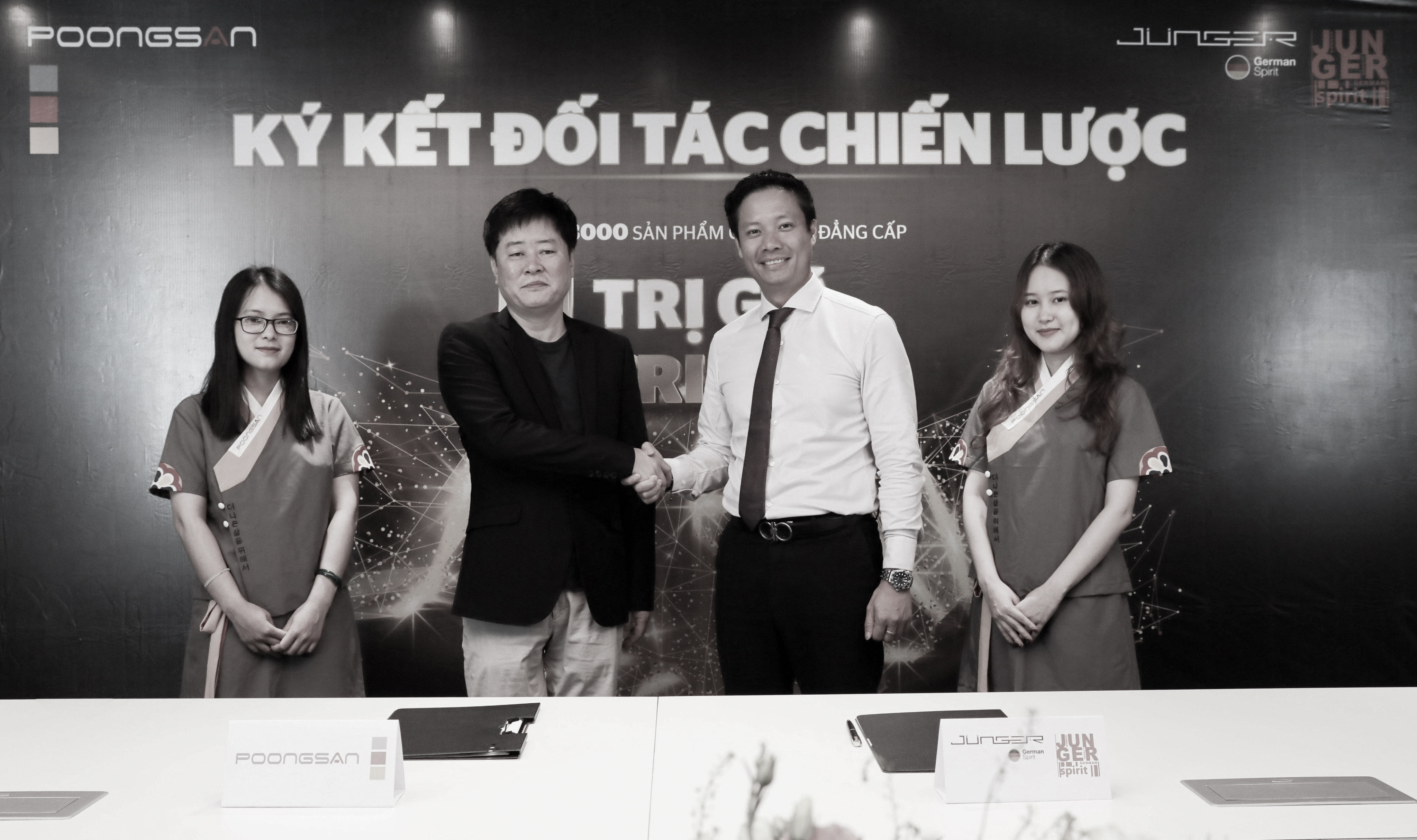 HAI THƯƠNG HIỆU ĐẲNG CẤP BTP HOLDINGS: POONGSAN & JUNGER KÝ KẾT HỢP TÁC CHIẾN LƯỢC