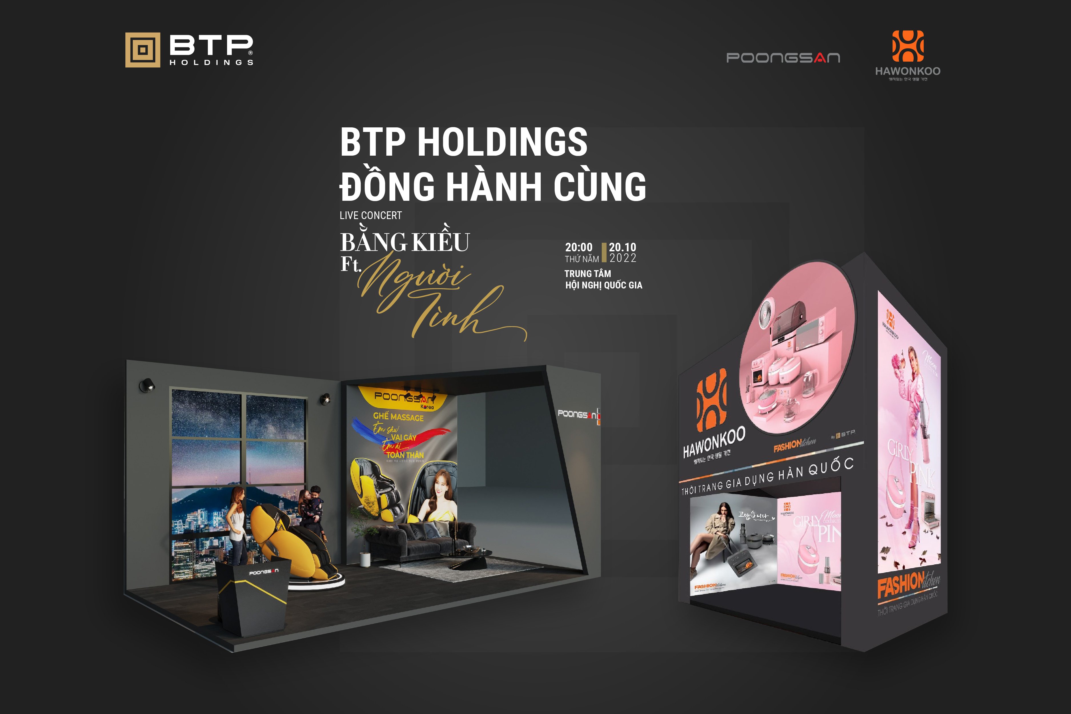 BTP HOLDINGS ĐỒNG HÀNH CÙNG LIVE CONCERT BẰNG KIỀU FT. NGƯỜI TÌNH