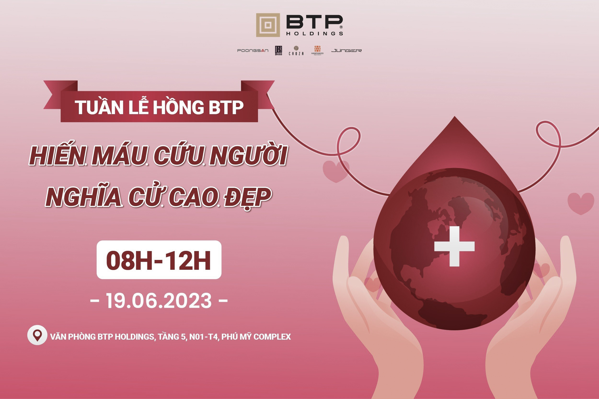 HƠN 100 CÁN BỘ NHÂN VIÊN BTP TẠI HÀ NỘI THAM GIA HIẾN MÁU NHÂN ĐẠO